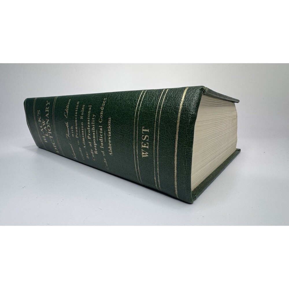 Black's Law Dictionary Revised Fourth 4th Edition 1968 Henry Campbell Black 1975 - Picture 2 of 14